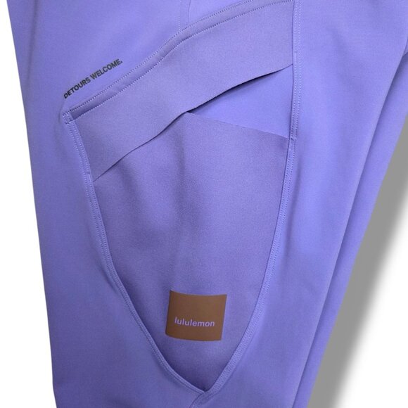 Lululemon Cargo Super High Rise‎ Hiking Tight 25" Womens 6 Charged Indigo W5EQ9S - Picture 8 of 12